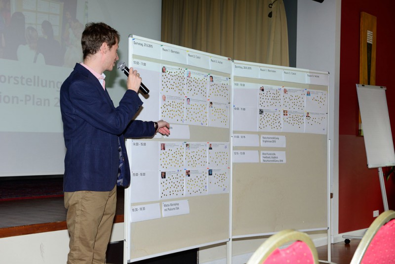NaturkosmetikCamp 2015: der Sessionplan vollgespickt mit vielfältigen Themen! Foto: Dirk Holst