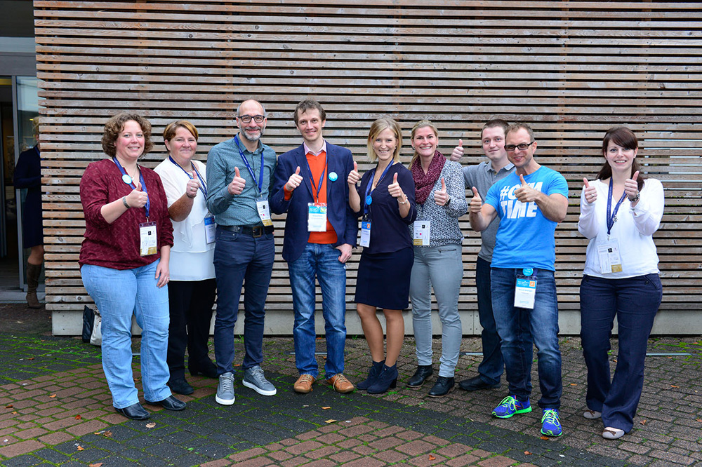 Das Team beim SpaCamp 2015, Foto: SpaCamp/Dirk Holst
