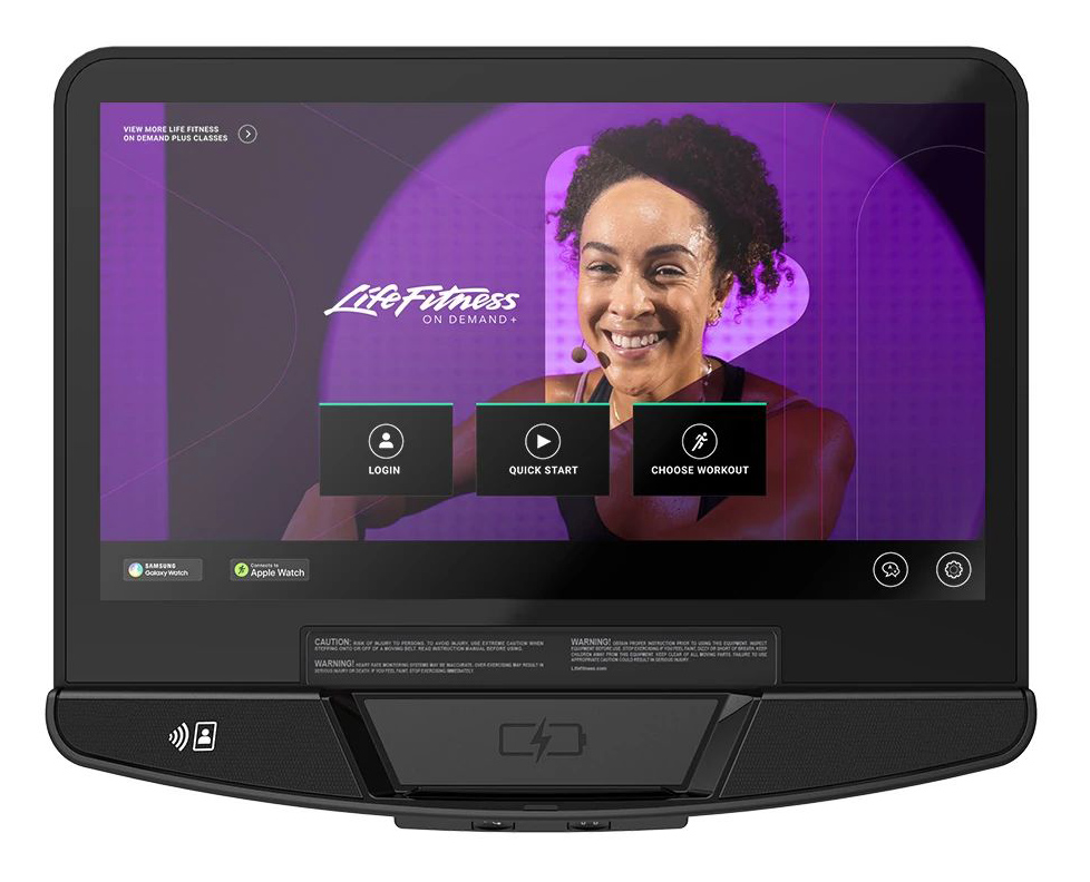 Die SE4-Konsole bietet mit dem Edge-to-Edge-Touchscreen visuell attraktive Videoinhalte. Foto: Life Fitness