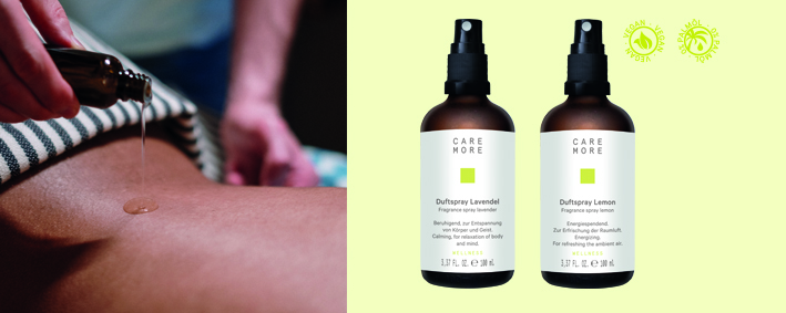 CARE MORE Duftsprays. Foto: Ionto-Comed
