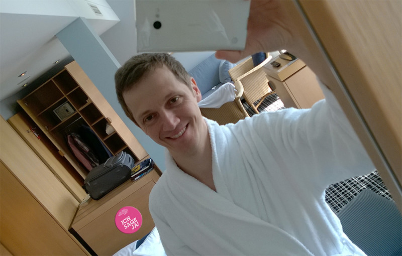 Was ist Wellness? Selfie im Esplanade Resort & Spa, Foto: Wolfgang Falkner
