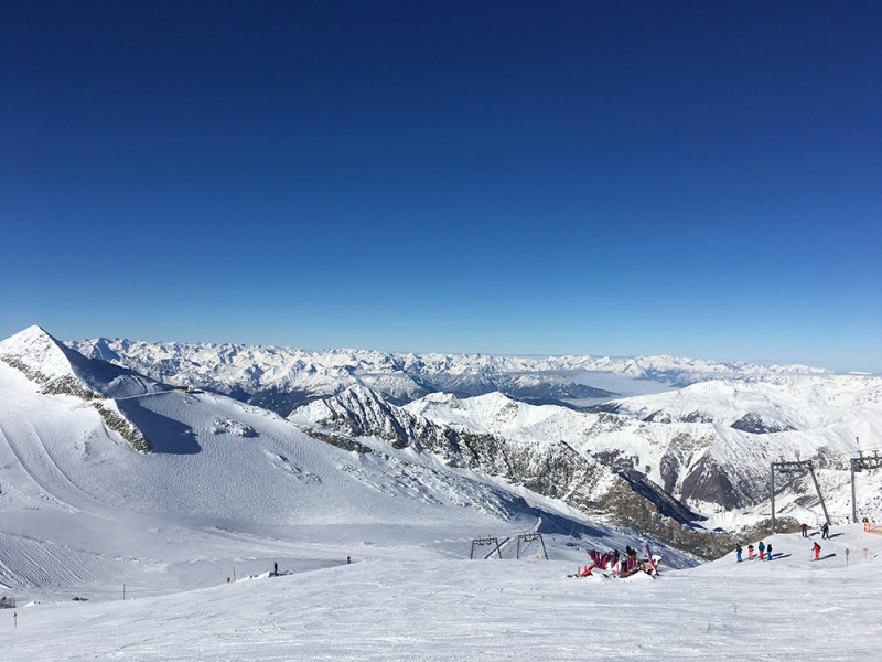 Hintertüre Gletscher Bergpanorama. Foto: Silvia Tichler