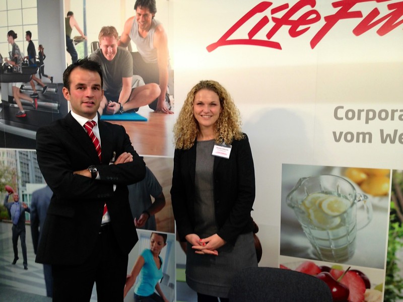 SpaCamp Interview mit Kristina Villbrandt und Dimitrios Gavrilas von Life Fitness. Foto: Life Fitness