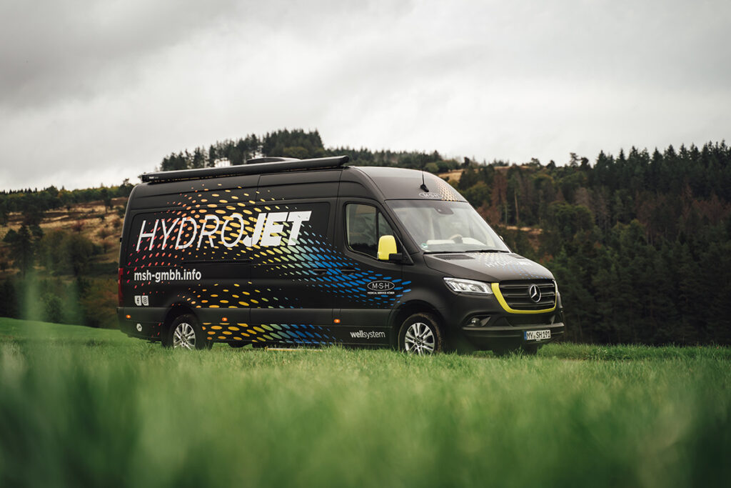 Das Wellmobil kommt direkt zu den Kunden vor Ort. Foto: MSH