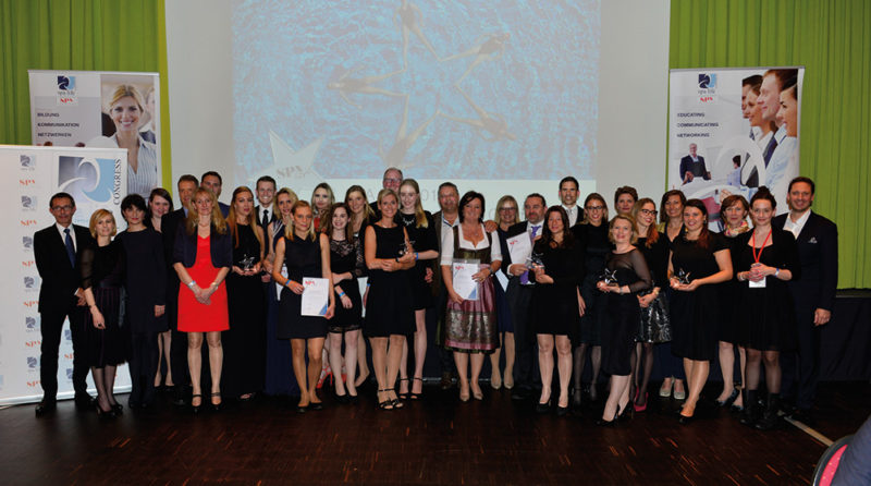 Gewinner, Nominierte und Jury des SPA Star Awards 2017. Foto: Spa Life 2017 © Dirk Holst, www.dhstudio.de