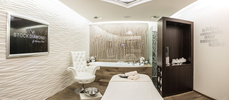 Für die STOCK DIAMOND Behandlung steht eine eigene Beauty-Kabine bereit. Foto: STOCK resort
