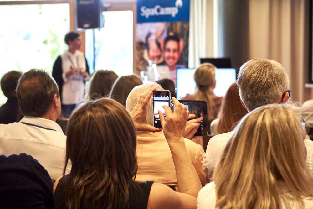 SpaCamp 2017, Session "Instagram im Spa? Was muss ich darüber wissen?" mit Anna Kopp, Anna Kopp Kosmetik. Foto: SpaCamp / Jasmin Walter Photography