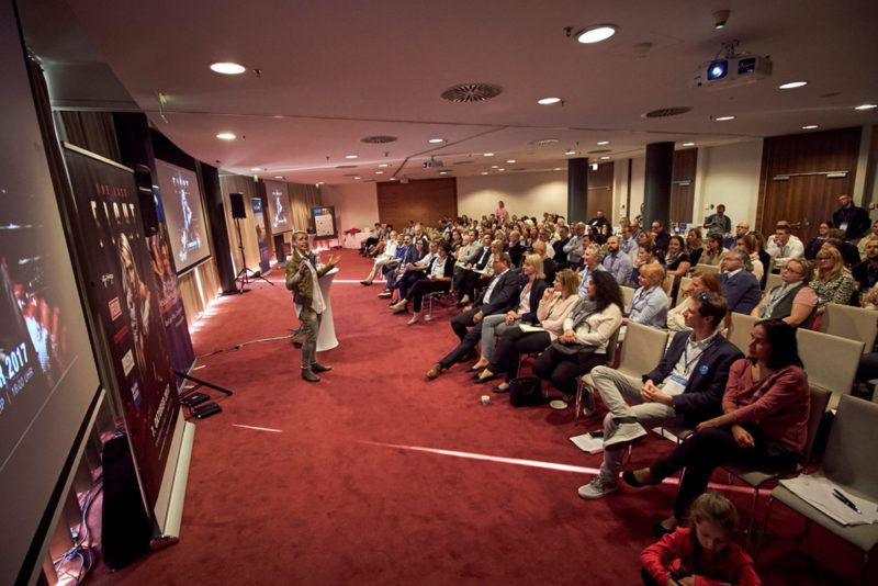 Kickbox-Weltmeisterin Nicole Trimmel hielt die Keynote beim SpaCamp 2017. Foto: SpaCamp / Jasmin Walter Photography