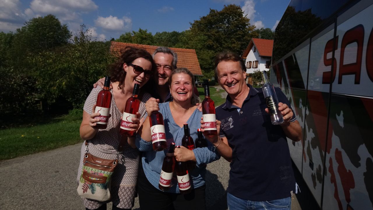SpaCamp 2017 Pre-Convention-Tour, Besichtigung Weinbau Wiener. Foto: SpaCamp / Catrin Stoppa