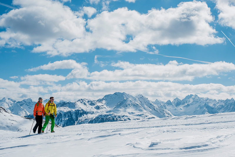 Natürliche Ressourcen für den Wintersport nutzen: Skitourenregion erleben. Foto: Werbung Tirol, Herbig Haas