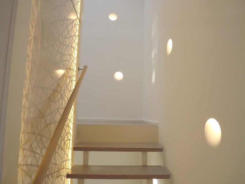 Lichtstimmung Treppen Raum