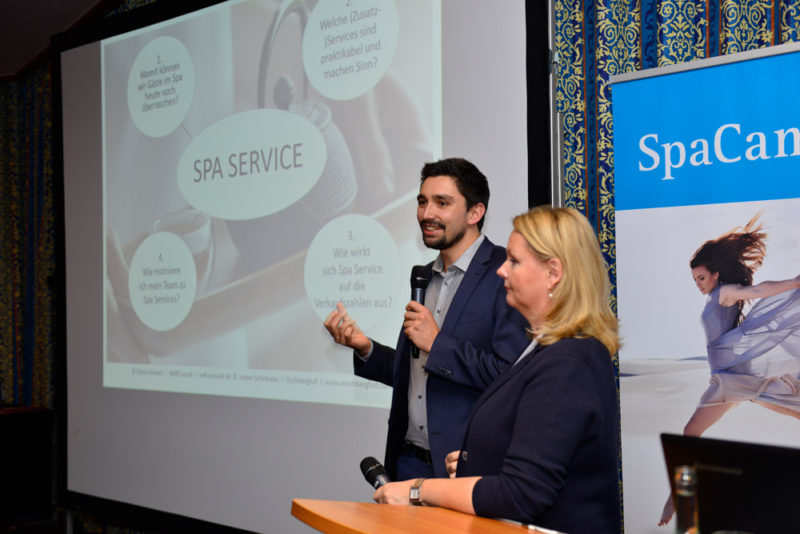 Sylvia Glückert und Joram Schirmaier bei ihrer SpaCamp-Session 2018. Foto: SC/DH STUDIO, Dirk Holst