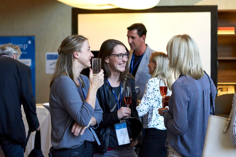 Offener Austausch und Networking beim SpaCamp. Foto: SpaCamp / Jasmin Walter Photography