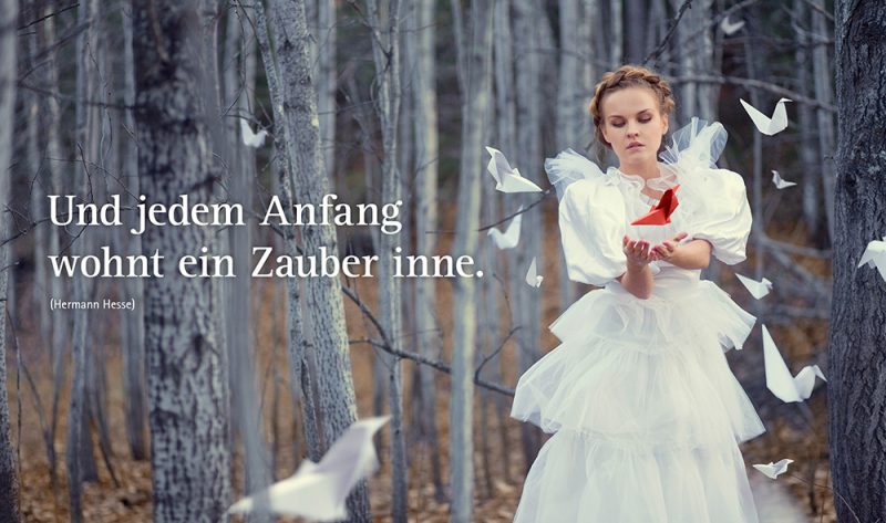 „Und jedem Anfang wohnt ein Zauber inne.“ So lautet das Motto des SpaCamp 2019 im Schwarzwald. Foto: SpaCamp / © iStock / Sergeeva