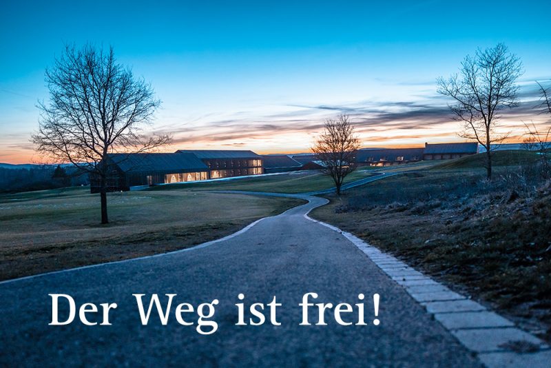 Der Weg ist frei zum 10. SpaCamp 2019. Foto: SpaCamp/Öschberghof