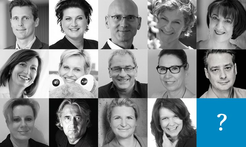 Alle aktuell 14 Themeneinreicher*innen beim SpaCamp 2019. Foto: SpaCamp