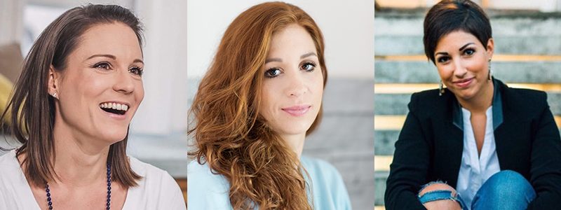 Das sind die 3 Nominierten für den Young Spa Award 2019: (v. links) Carina Lipold, Katharina Baur, Anna Kopp. Foto: SpaCamp