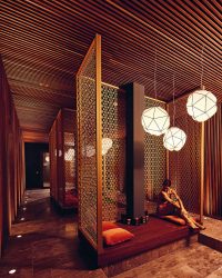 Das MIZU ONSEN SPA ist eine Fusion zwischen Japan und Bayern. Foto: Bachmair Weissach Spa & Resort