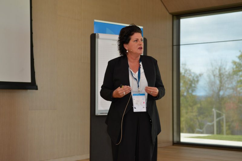 Nicole Gottschall bei ihrer Session beim SpaCamp 2019. Foto: DH STUDIO Köln, Dirk Holst