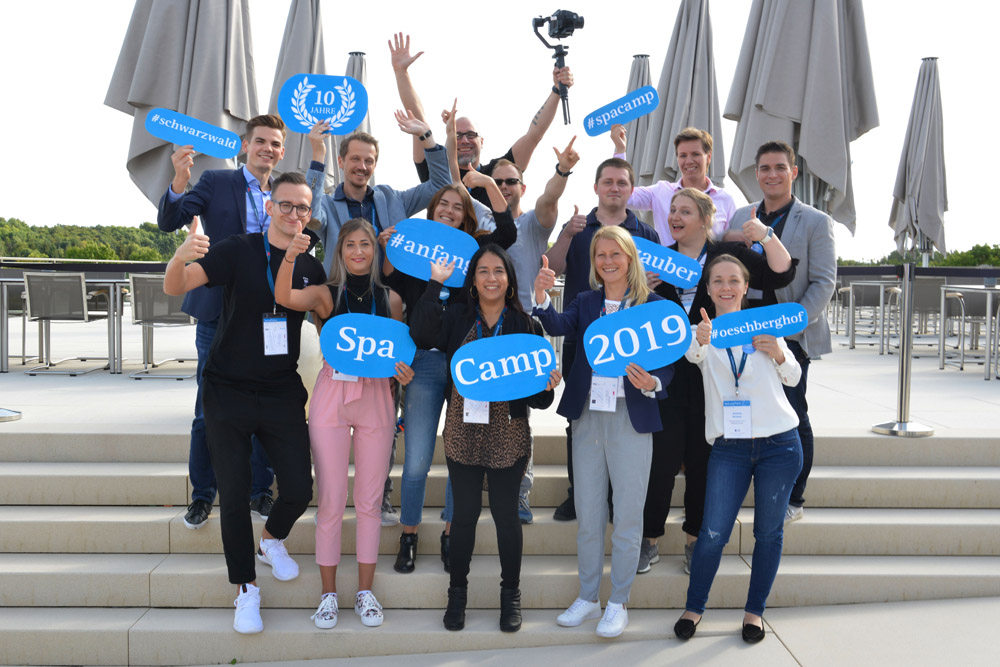 SpaCamp 2019, Teamfoto. Foto: DH STUDIO Köln, Dirk Holst