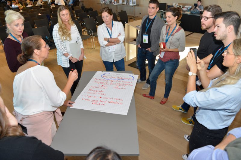 In den Sessions beim SpaCamp werden aktiv Lösungen für die Zukunft erarbeitet. Foto: DH STUDIO Köln, Dirk Holst