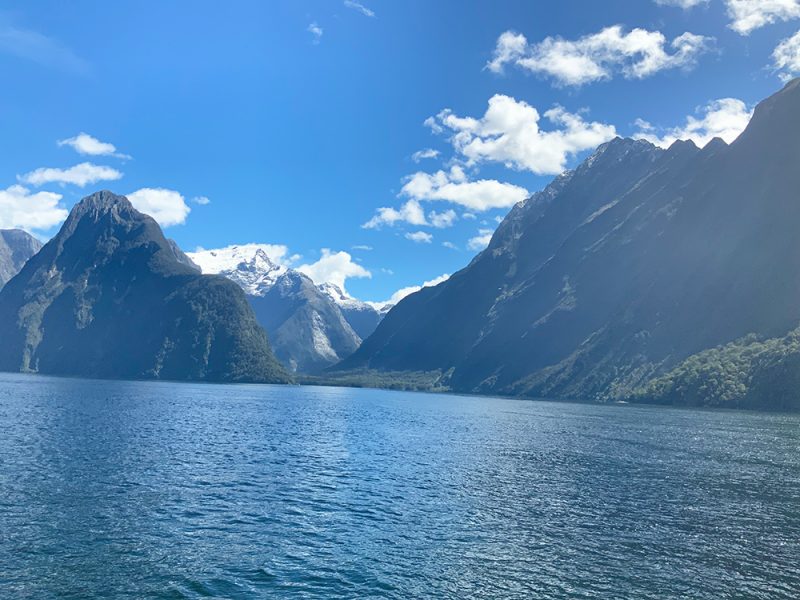 Frank Weckesser konnte auch die Schönheit der Natur Neuseelands genießen, wie hier am Milford Sound. Foto: Weckesser