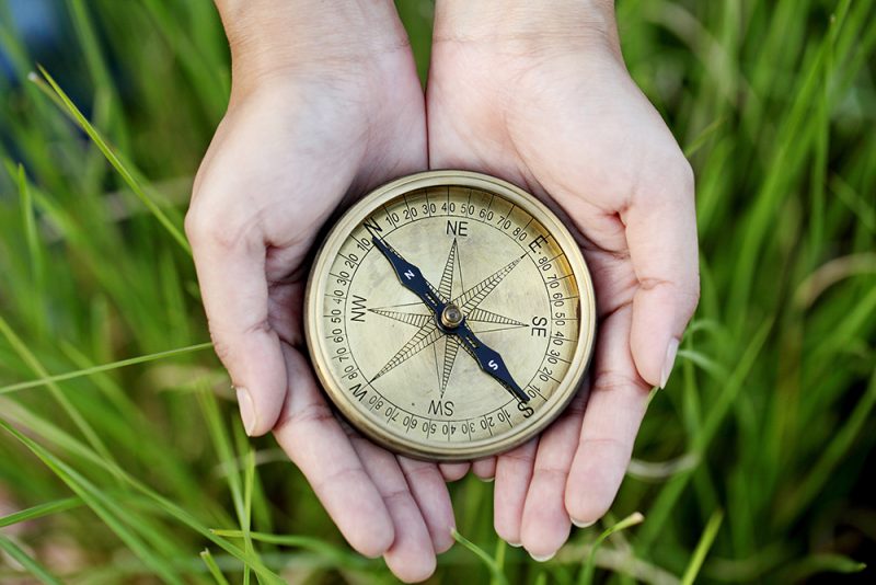 Der Innere Kompass zeigt unsere Grundeinstellung zu unserem Leben. Foto: Adobe Stock/Qpicimages