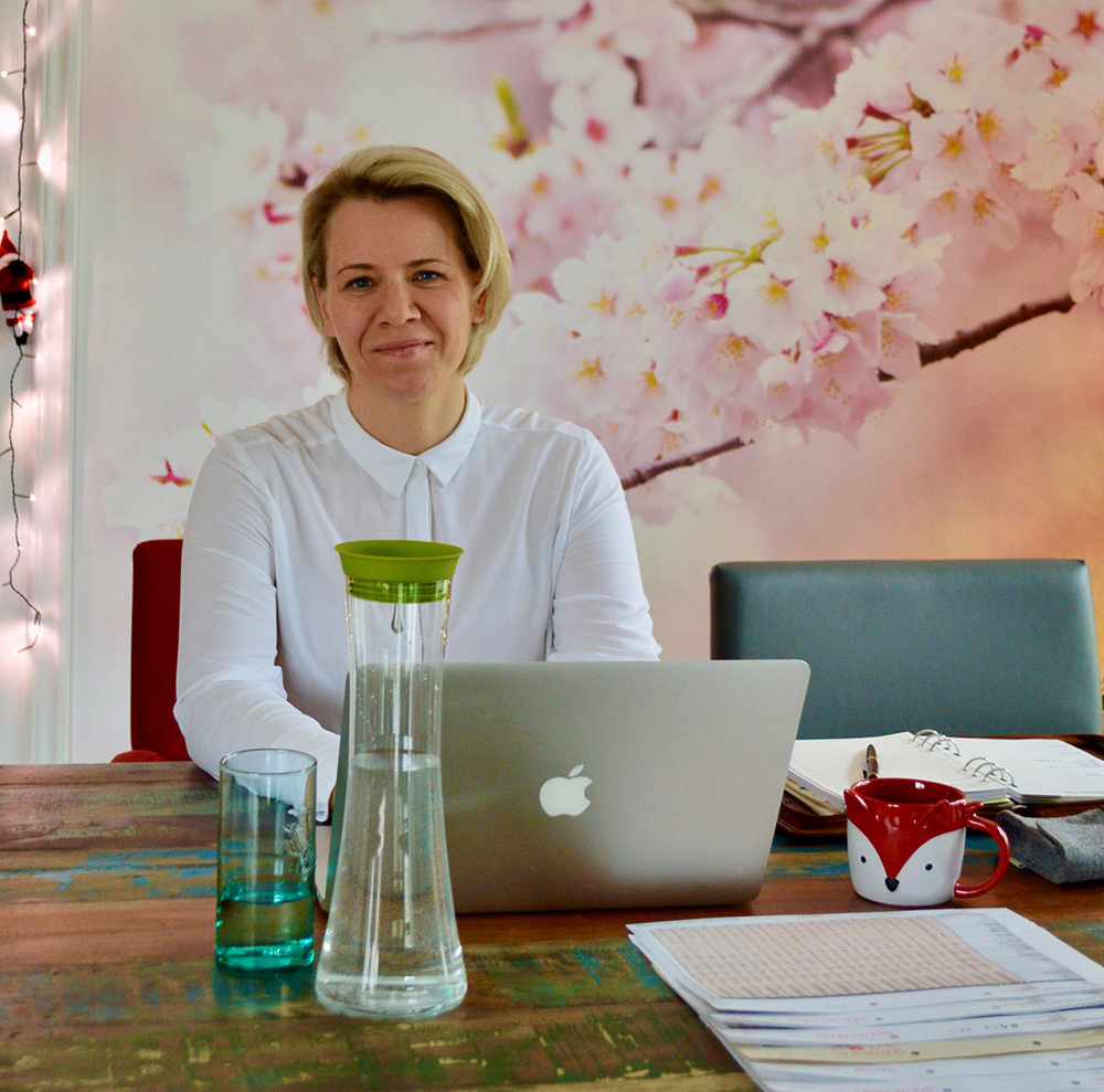 Gemütlich von zu Hause aus und mit Fuchstasse gab Gesine Ponto ihr Wissen beim Workshop online weiter. Foto: privat