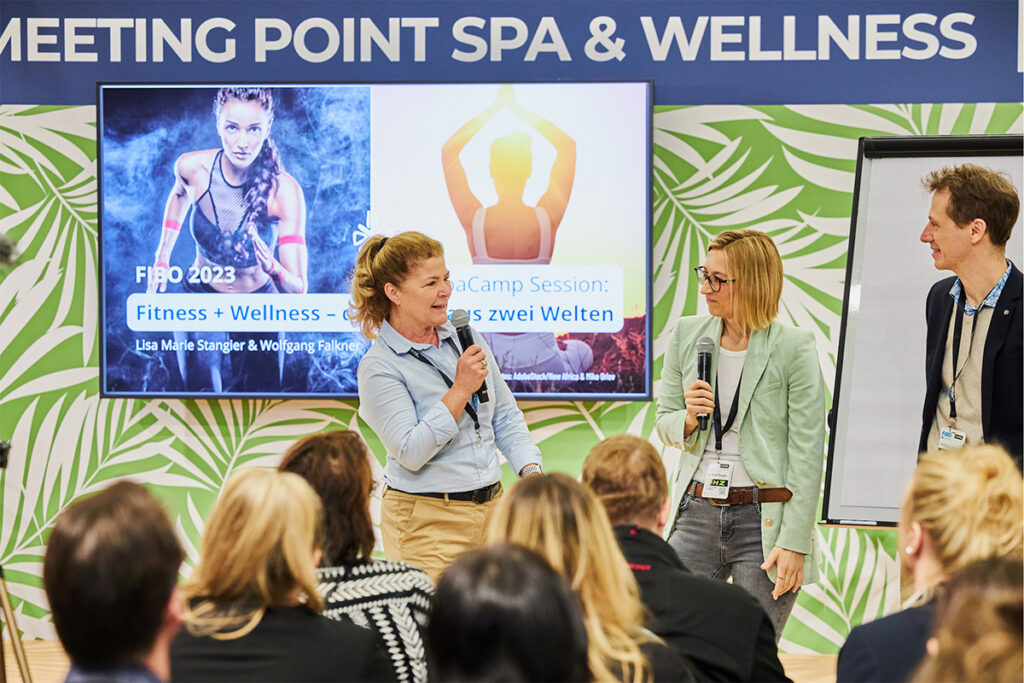 SpaCamp Session auf der FIBO. Foto: FIBO/Behrendt und Rausch