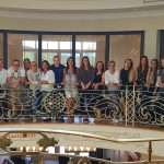 Das Interalpen-Hotel Tyrol Spa-Team mit Lisa Marie Stangier. Foto: Marlis Minkenberg