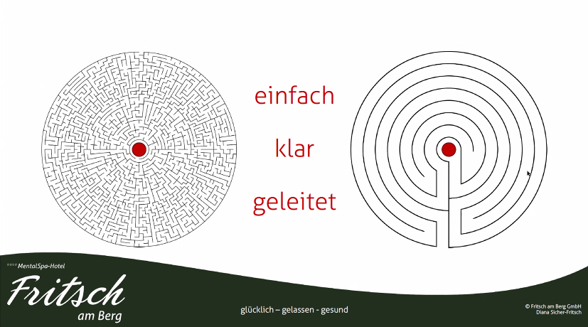 Einfach, klar, geleitet. Foto: Diana Sicher-Fritsch