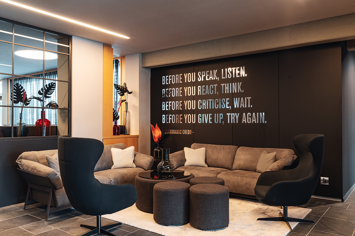 Unser Credo! Foto: Brandnamic