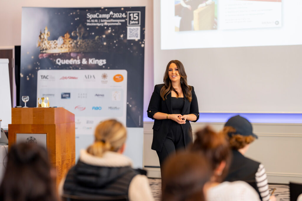"Mitarbeiter:innen im SPA begeistern!" mit Laura Breidel. Foto: SpaCamp/Lukas Geu