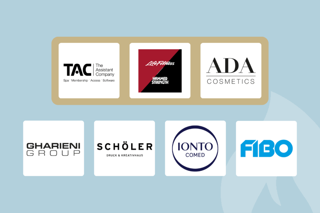 Die die ersten 7 von insgesamt 14 Ausstellern beim SpaCamp 2025