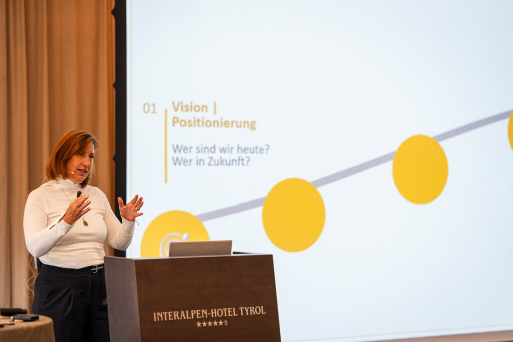 Impuls „Future Spa Options“ mit Dagmar Rizzato. Foto: SpaCamp/Lukas Geu