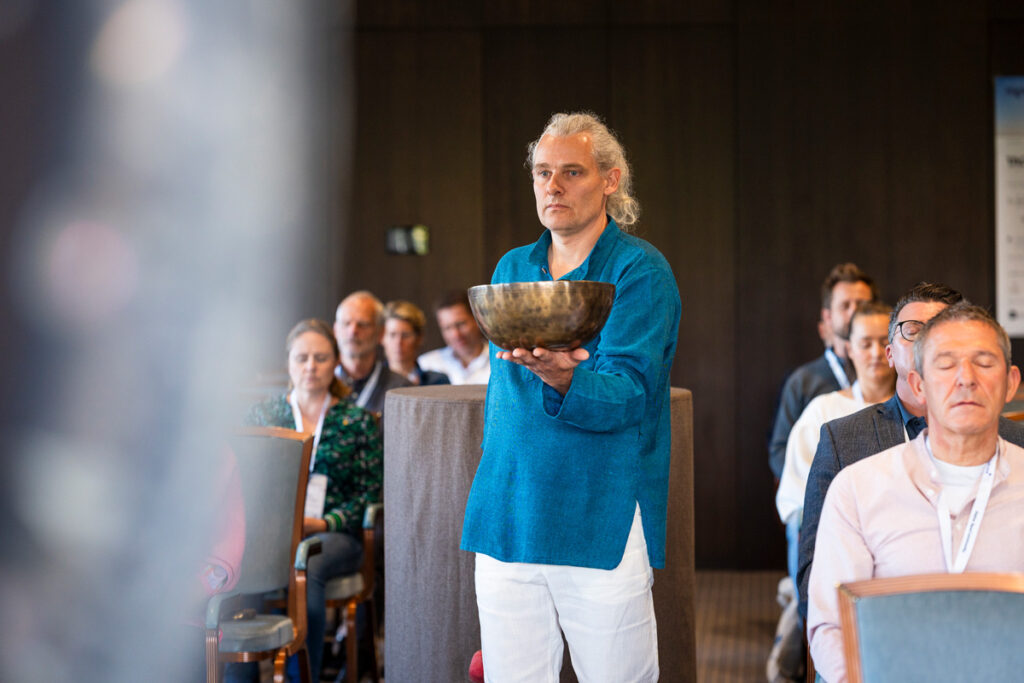 Diskussion "Klang als Ressource" mit Tilman Sandkühler. Foto: SpaCamp/Lukas Geu