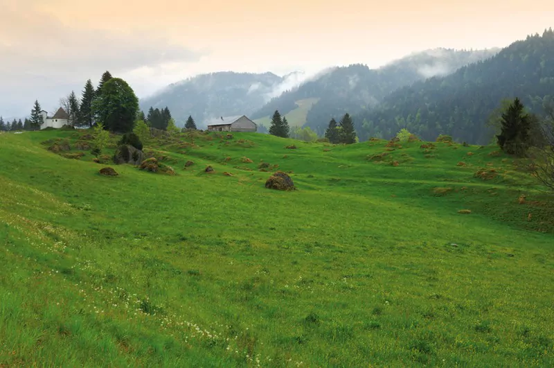 Zur Ruhe kommen und die Sinne schärfen: eine Möglichkeit ist eine Sonnenaufgangswanderung. Foto: Hubertus Alpin Lodge und Spa