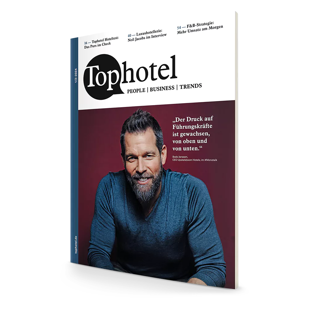 Tophotel liefert in jeder Ausgabe fundiertes Expertenwissen. Foto: Tophotel