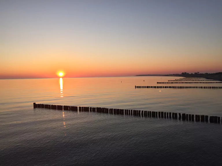 Sonnenaufgang in Heiligendamm. Bild: AHGZ, Alexandra Leibfried