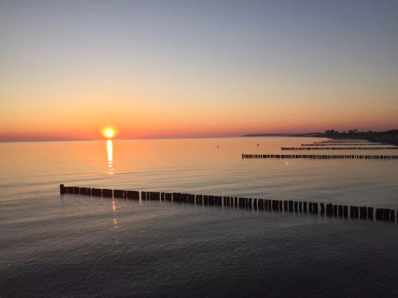 Sonnenaufgang in Heiligendamm. Bild: AHGZ, Alexandra Leibfried