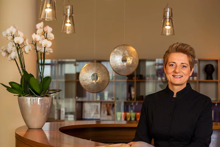 Michi Hösch ist Spa Managerin im Veranstaltungshotel des SpaCamp 2017 - dem Falkensteiner Balance Resort Stegersbach. Foto: Falkensteiner Balance Resort Stegersbach
