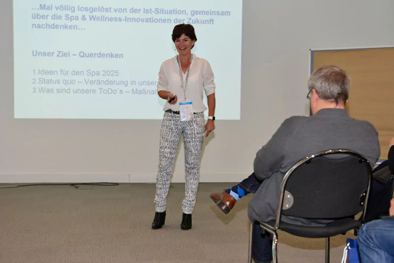 Die Session von Christina Schumann hatte beim SpaCamp 2016 die meisten Punkte. Foto: SpaCamp 2016/Dirk Holst
