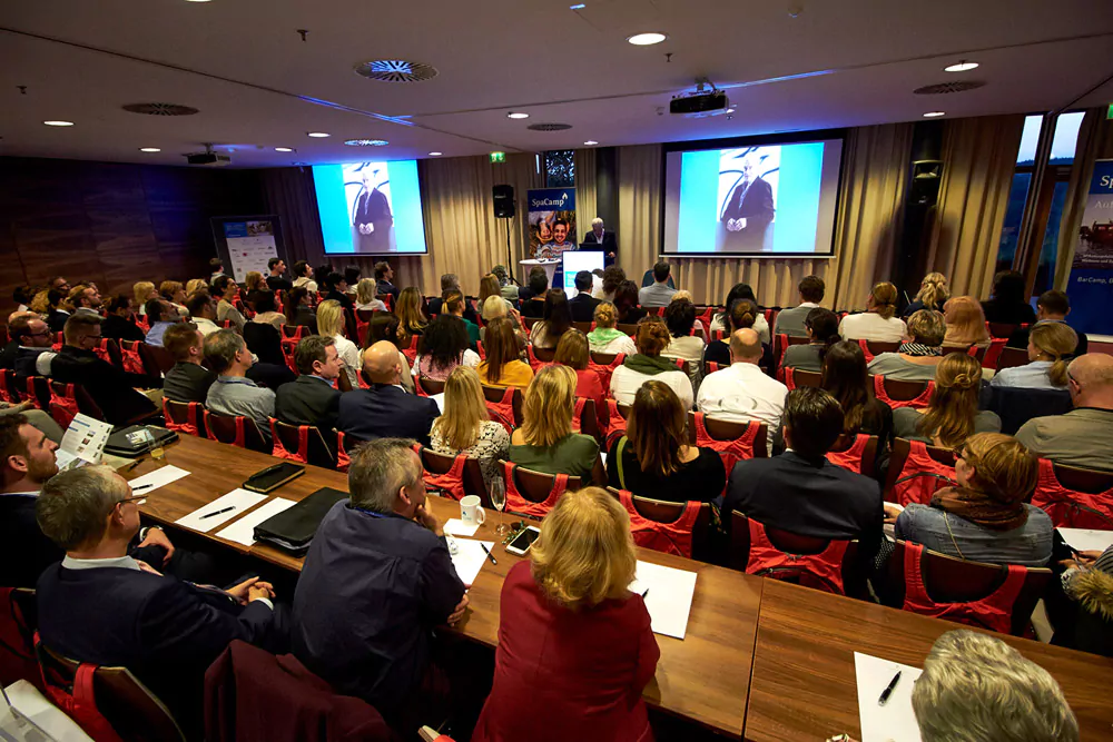 SpaCamp 2017, Eröffnungskeynote mit Frank Hoffmann. Foto: SpaCamp / Jasmin Walter Photography