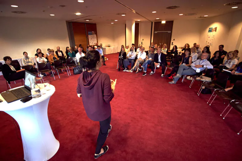SpaCamp 2017, Session "Leistungssteigerung, Kraft und Gesundheit durch aktive Regeneration!" mit Sonja Ruprah-Weihs, tsar Gesundheitsbildung. Foto: SpaCamp / Jasmin Walter Photography