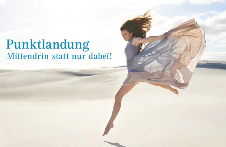 Punktlandung - Mittendrin statt nur dabei! – So lautet das Motto des SpaCamp 2018 in Hessen. Foto: SpaCamp / © iStock / PeopleImages