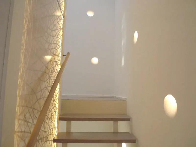 Lichtstimmung Treppen Raum