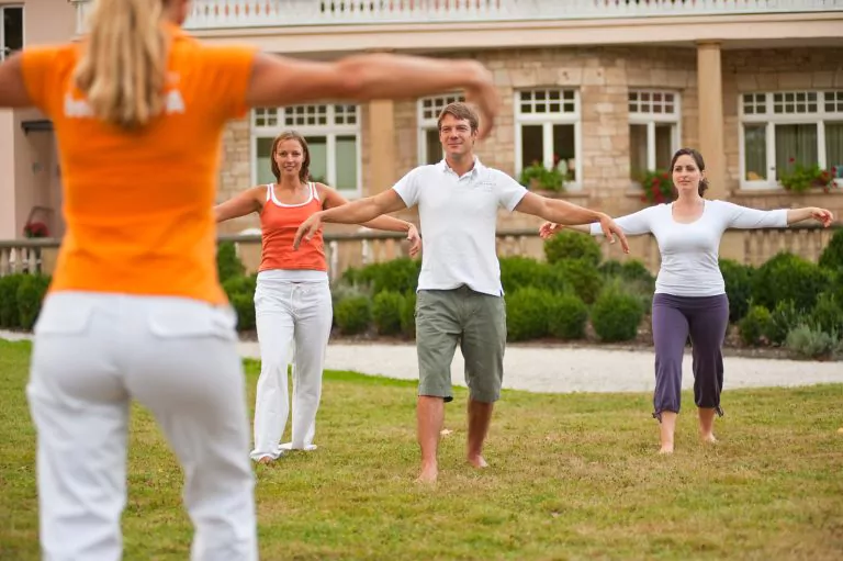 Interview mit Spa-Managerin Nicole Praß-Anton zu Yoga-Retreats im Spa-Hotel. Foto: Bollants SPA im Park