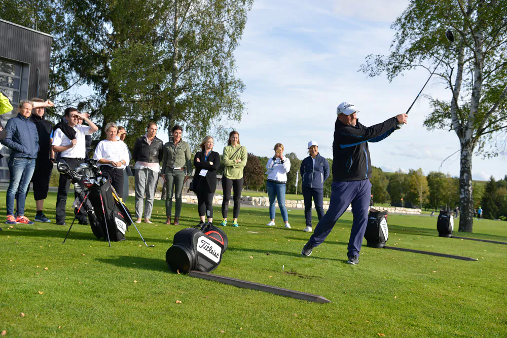 SpaCamp 2019, Experience Session Schnuppergolfen. Foto: DH STUDIO Köln, Dirk Holst