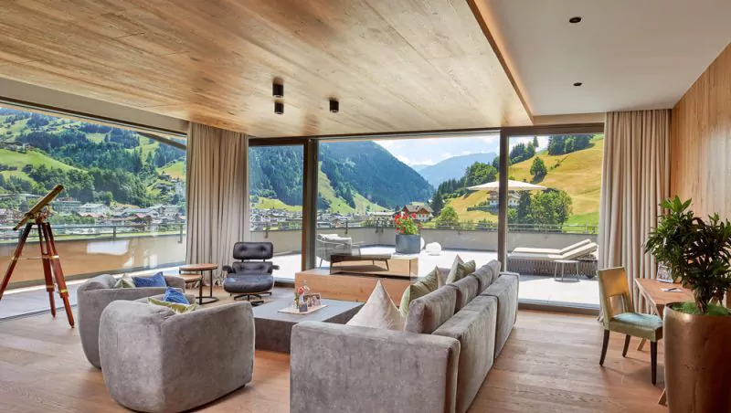 Top-Suite Edelweiss im Hotel DAS EDELWEISS. Foto: Das Edelweiss.