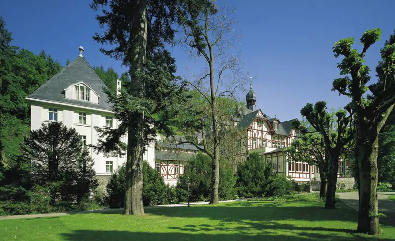 Das Ayurveda Parkschlösschen in Traben-Trarbach. Foto: Foto: Ayurveda Parkschlösschen